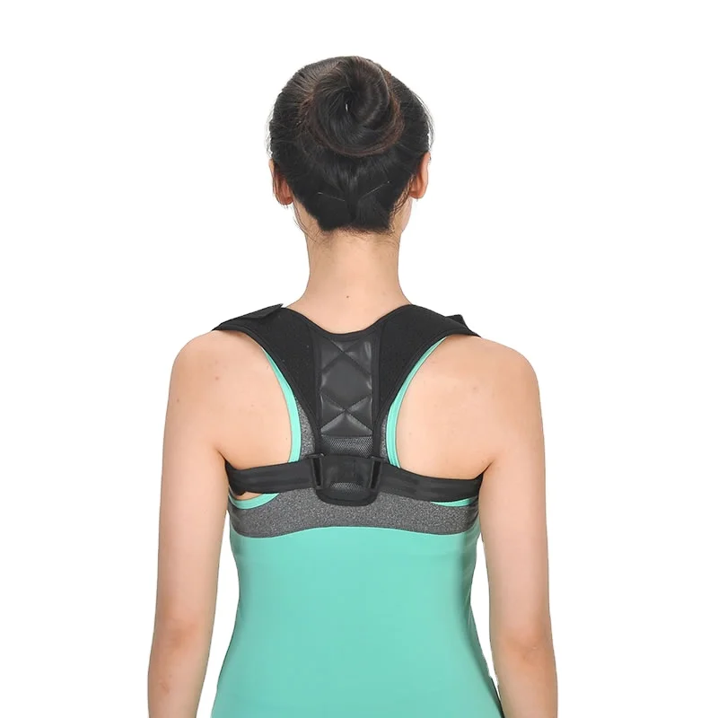 

Free samples Custom Logo corrector for Improve Posture de postur for men and women adjustable back posture corrector, Black