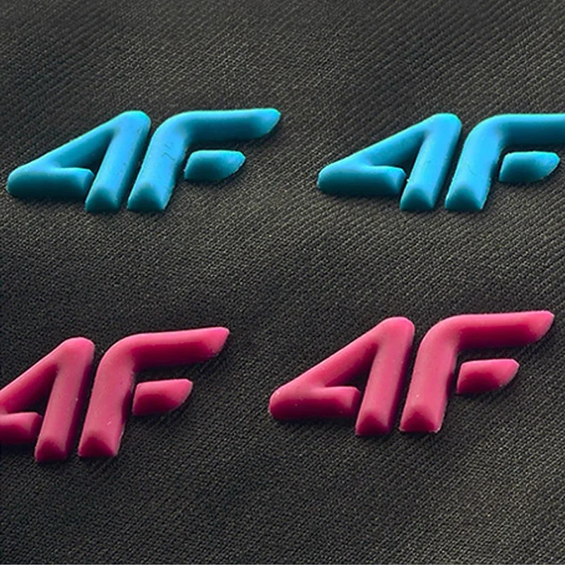 

Custom Design Iron On Silicone Heat Press Logo 3D Transfer Printing Labels For Clothing T-shirts, Customers' requests