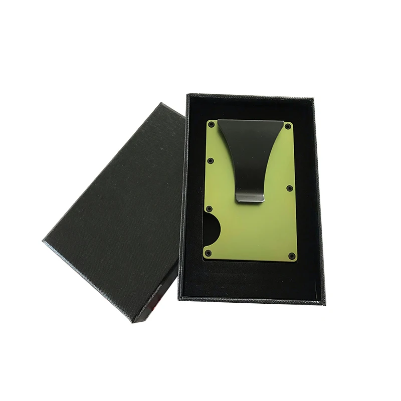 

New Design Customized Metal Aluminum Rfid Card Holder With Great Price, Customized color