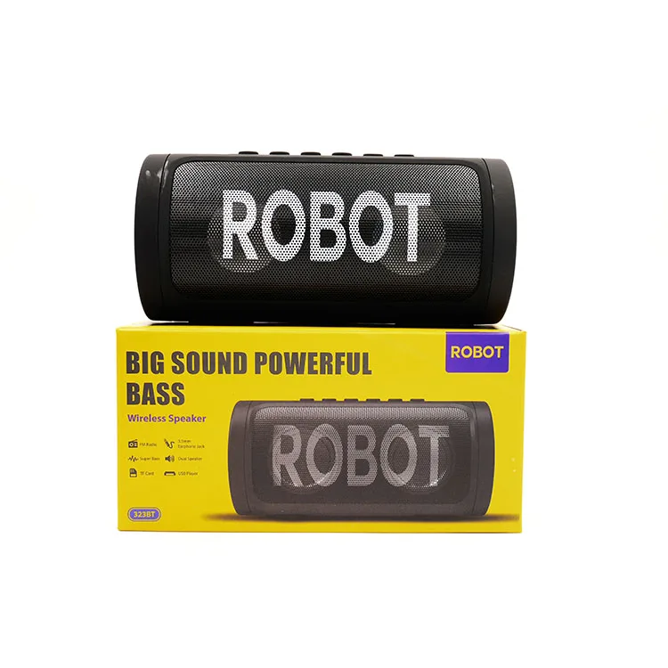 Perfect quality colorful portable wireless speaker ROBOT-323BT enjoy music speakers - ANKUX.COM