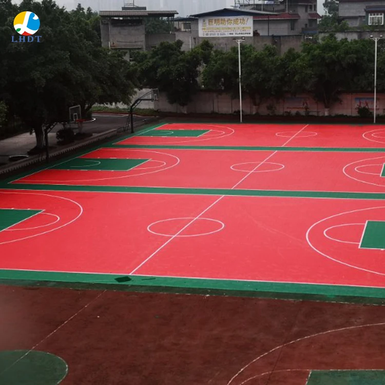 

Shock-Absorption Basketball Interlocking Flooring Tiles Outdoor Sport Court PP Suspended Tile