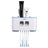 

Supplier 2019 environmentally friendly plastic automatic toothpaste toothbrush holder with 5 toothbrush holders