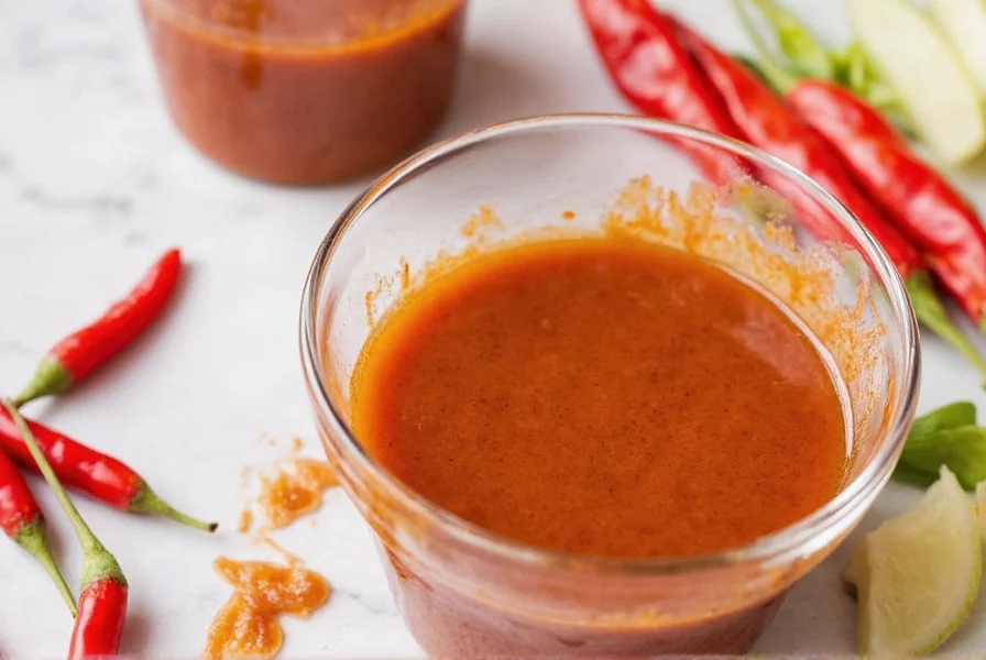 Ingredients for Homemade Sweet Chili Thai Sauce