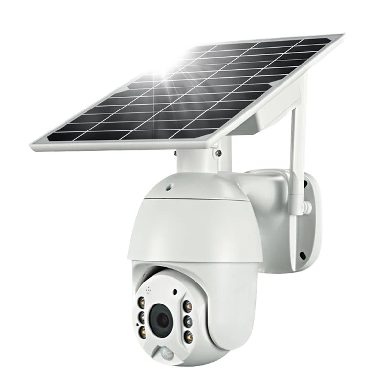 

Solar Panel Motion Detection Ptz Security Wifi Cctv Camera