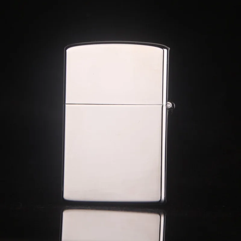 High Quality Silver Color Cigarette Oil Refillable Lighter Made of Copper