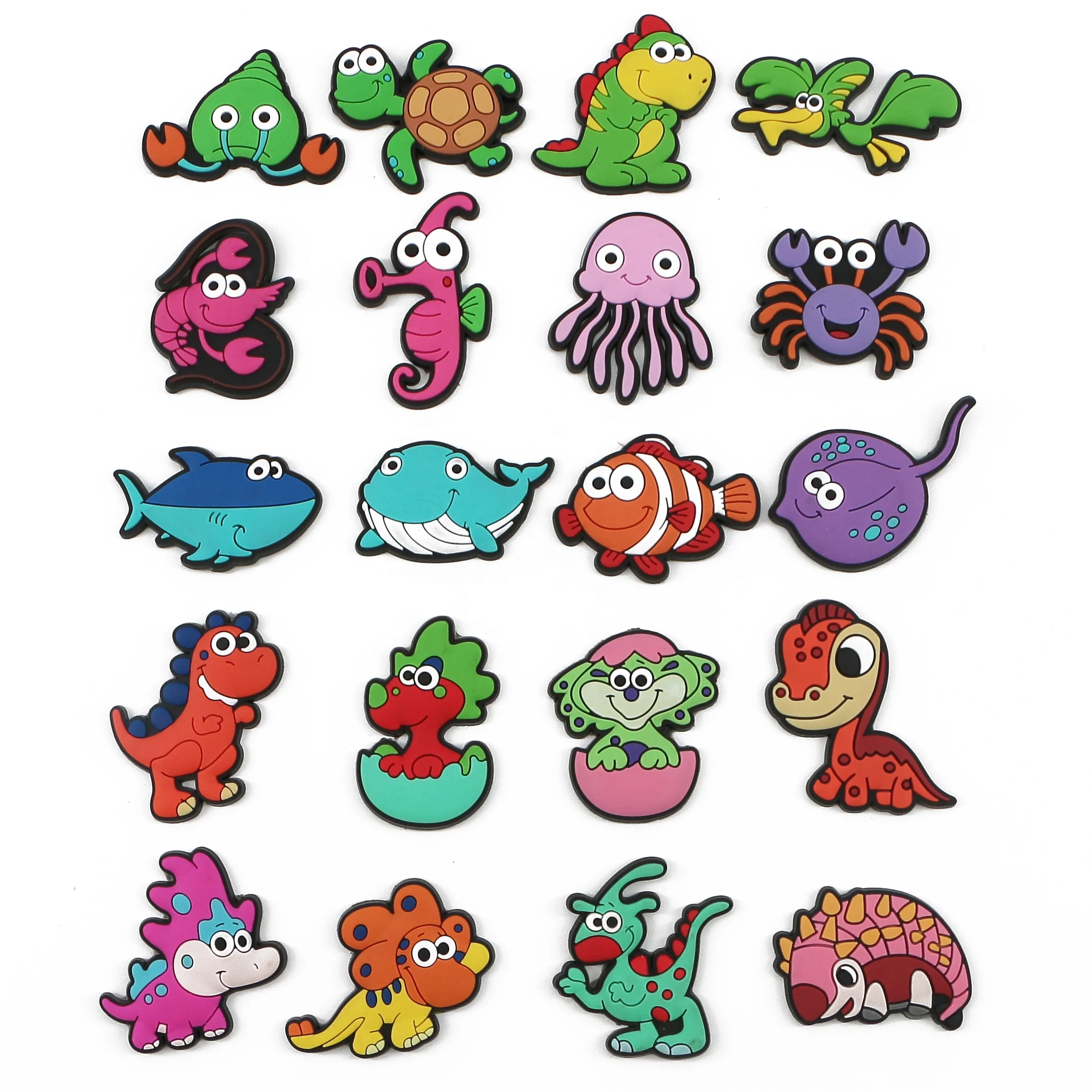 

Wholesale Custom Cheap 3D Soft Rubber PVC Shoe Decorations PVC Shoe Charms for Kids, Customized