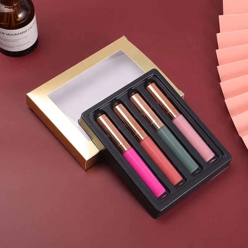 

4 Color Wholesale Waterproof Set Lipstick Private Label