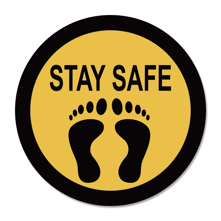 Custom Size Self Adhesive Ground Graphic Floor Decals Sticker Buy