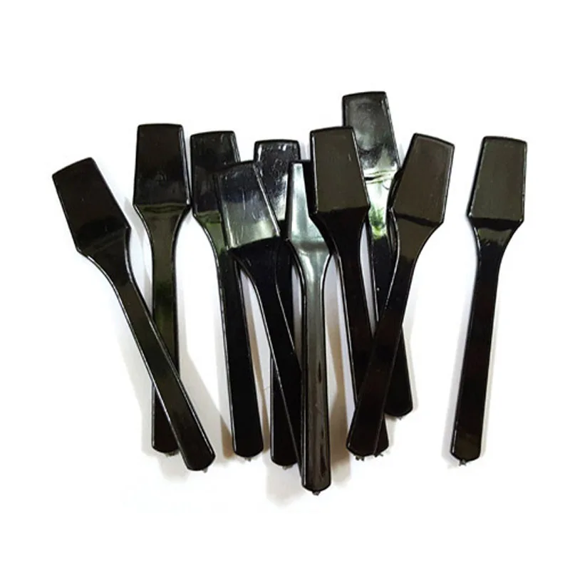 

In Stock Wholesale Disposable Mini Makeup Cream Spatula in Spade Shape