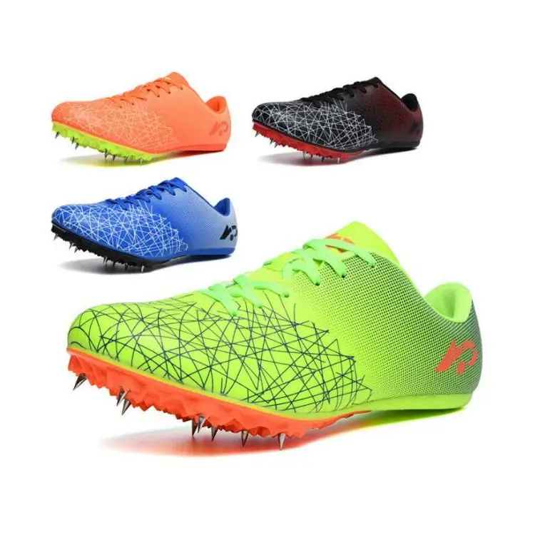 Running spikes shoes men and women sprint track and field shoes professional competition nail shoes size 36-45