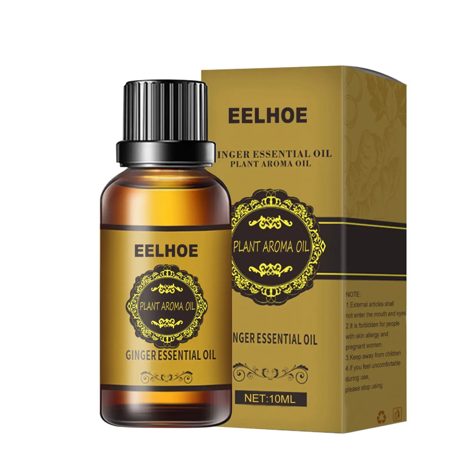 

Hot Sale New Arrival eelhoe ginger oil belly drainage ginger essen oil