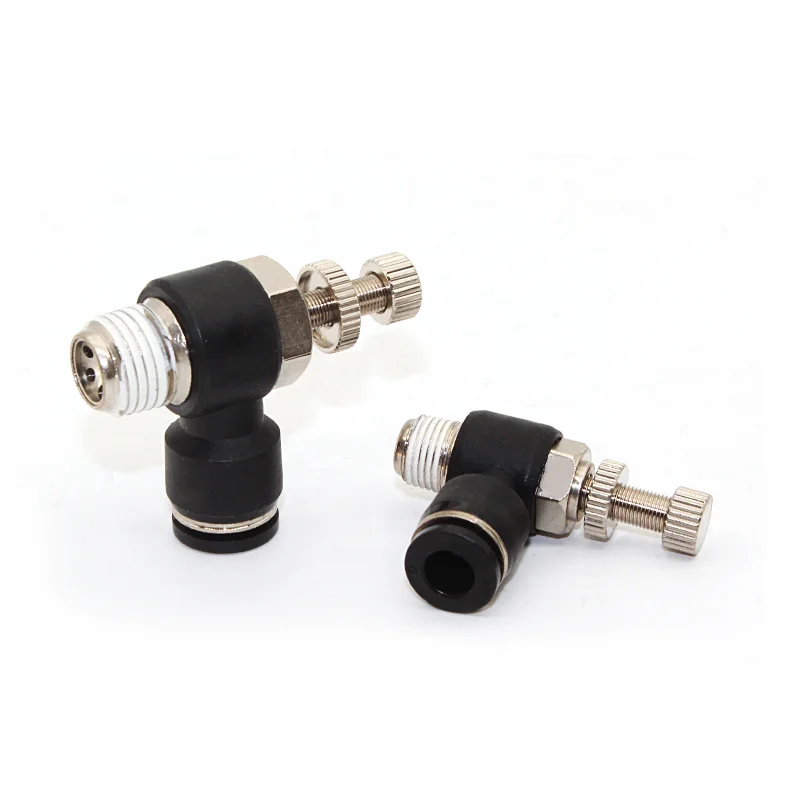 

air pipe connectors JSC series compact speed control joint push to connector pneumatic air hose fitting pneumatic quick coupling