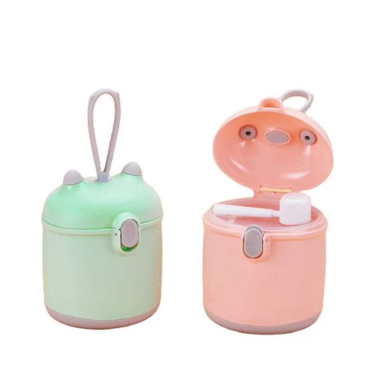 

Factory High Quality Milk powder storage box Silicone Meal Box Baby Food Portable Storage Containers, Customized