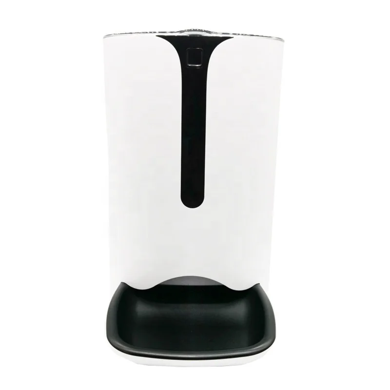 

6L Scientific Feeding Timed Customize The Recording Dual Power Supply Voice Call For Food Automatic Pet Feeder For Cats And Dogs, White