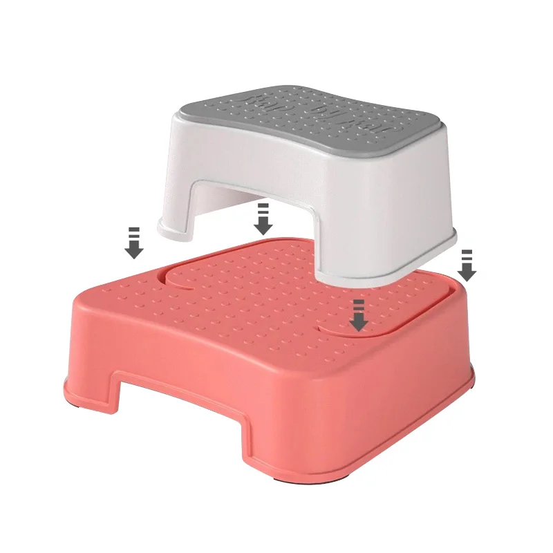 

Multifunction Detachable Plastic Step Stool for Kids Children Toilet Ladder Dual Height Child Step Stool Kids 2 step stool