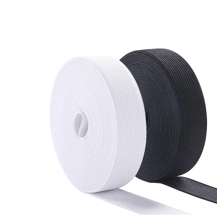 

Garment High Elasticity Webbing Multi-standard Size Knitted Elastic Band Tape, Accept customized