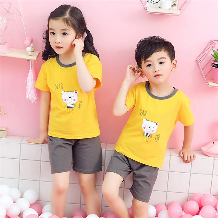 

kids pajamas factory supply children cotton pajamas, As picture