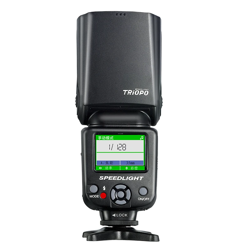 

TRIOPO TR-985C TR-985N Camera Flash LCD TTL 1/8000 HSS Wireless Flash Light speedlight for Canon 70d Nikon d3400 DSRL Cameras