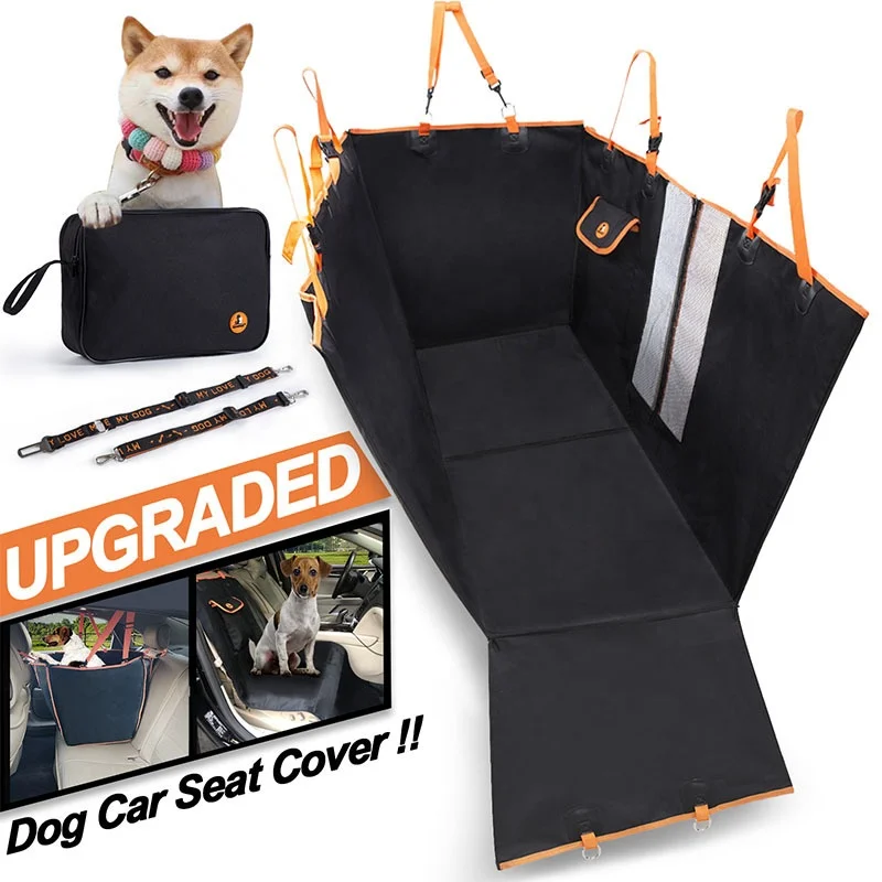 

Amazon's new detachable dog car Seat Cover anti-dirty waterproof back seat cover, Black/blue/green