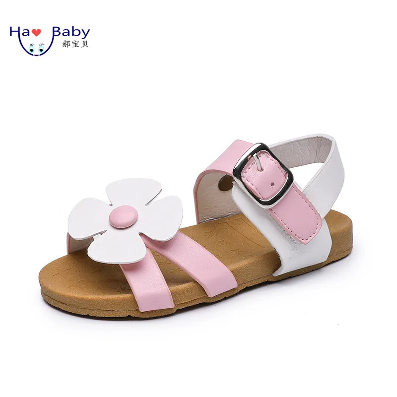 

Hao Baby Summer Open-toe Girl Sandal Korean Version Of Princess Girls Beach Children Casual Shoes