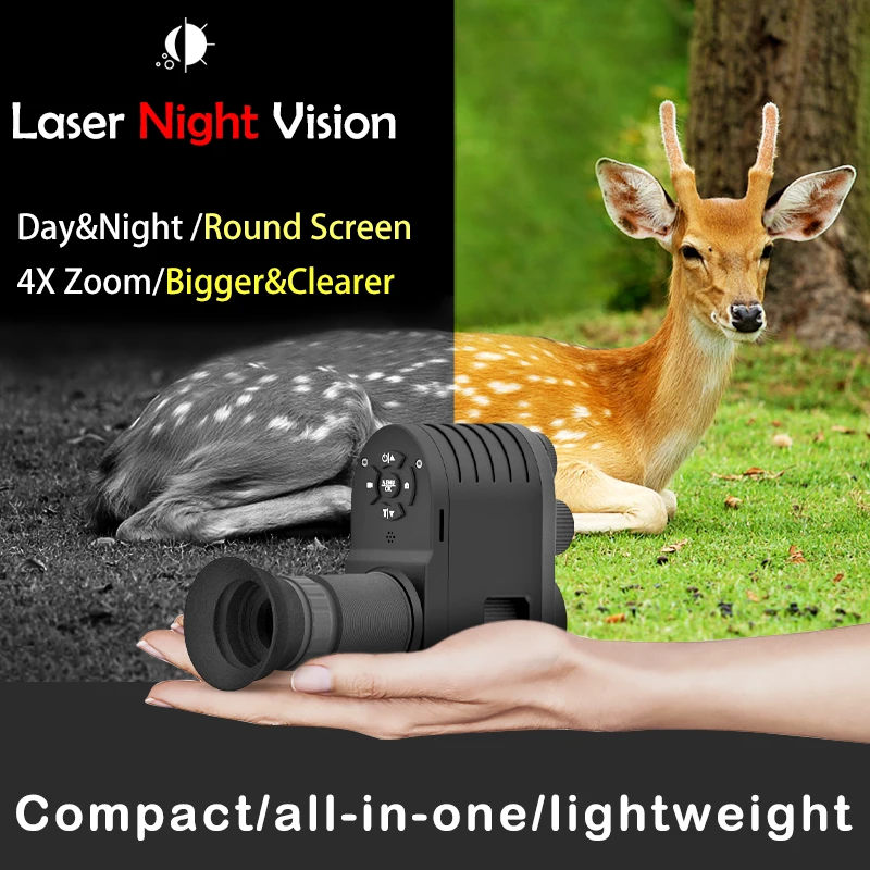 

2022 New megaorei 4 digital night vision riflescope Optical Sight Telescope Hunting Camera NV007 Can Take Photo and Video
