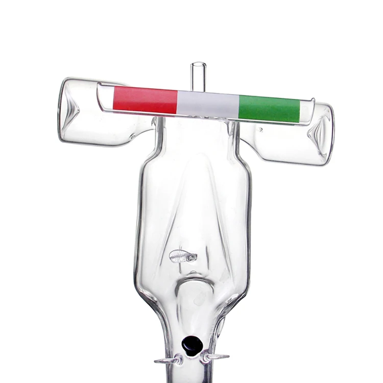 art glass wine bottle