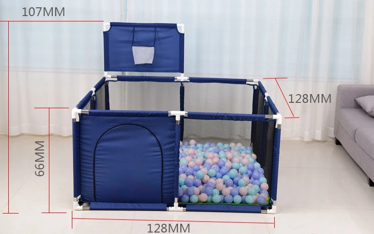 
Hight Quality Square Shape Indoor Folding Baby Playpen For Baby 