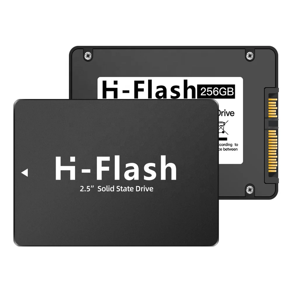 

OEM support manufacturer of solid state driver 2.5inch SATAIII SSD 512GB 256GB 128GB hard disk laptop SSD, Black