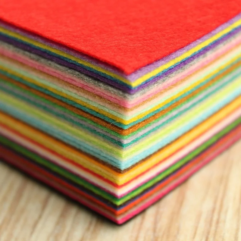 colorful colors felt needle punch