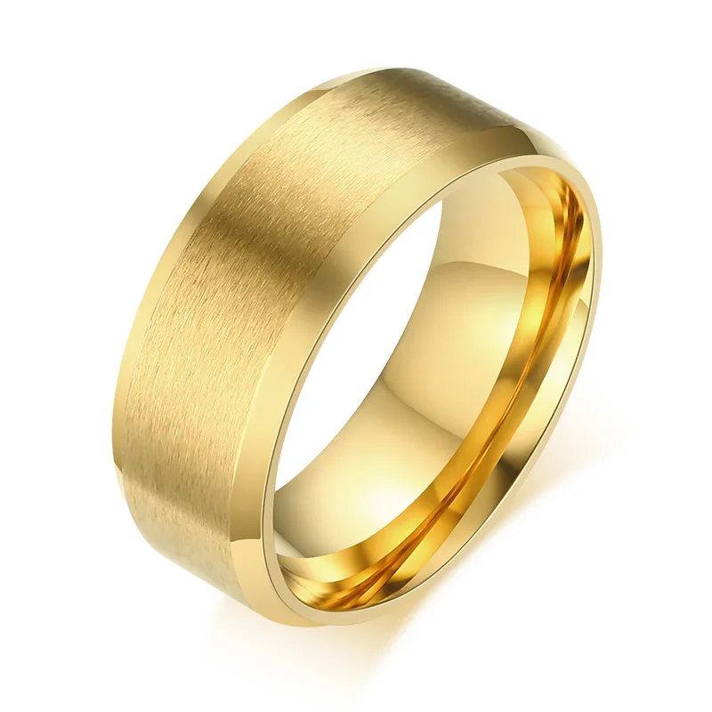 

Simple stainless steel jewelry sets the plated multi-Ring Set stainless steel shiny and matte finished ring, Picture shows