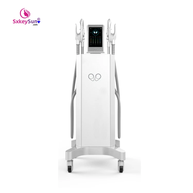 

4 handles electrical muscle stimulation device tesla face pelvic floor electro magnetic ems for physiotherapy machine