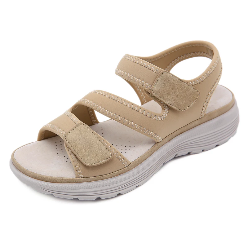 

Women's Flat Sandals Strap Comfort Casual Sport Beach Walking Hiking Lady Shoes