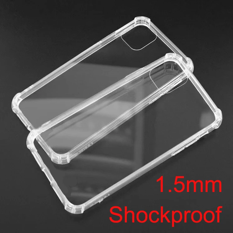 

Perfect Camera Protection Hole 1.5MM Airbag Shockproof Soft TPU Clear Transparent Phone Back Cover Case For Xiaomi Mi 10