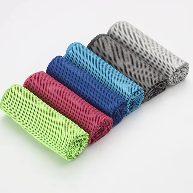 Double Side Ice Cold Towel Sweat Summer Exercise Fitness Cool Quick Dry Soft Breathable Adult Kids Cooling Towel