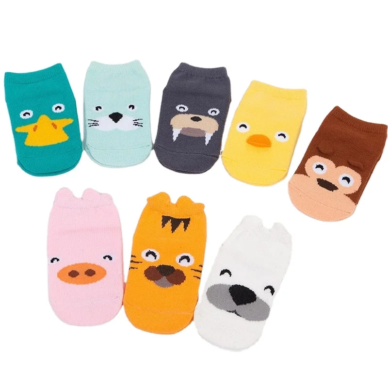 

Kids Boys Girls Socks Children Baby Toddler Fashion Cute Animal Anti Slip Socks for 0-3 Years, Custom color