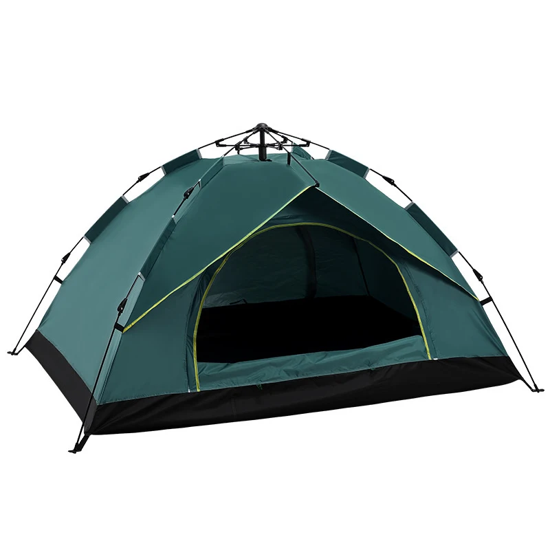 

Outdoor Camping 1-2 Person Automatic Tent Spring Type Quick Opening Rainproof Sunscreen Camping Tent, Picture display
