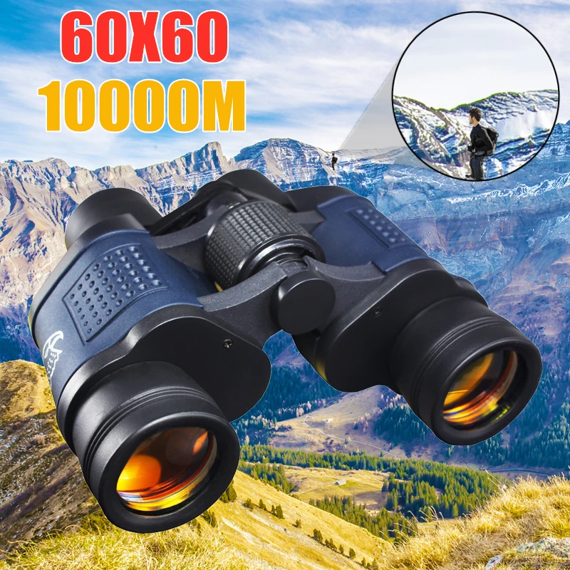 

High Clarity Telescope 60X60 Binoculars 10000M High Power For Outdoor Hunting Optical Lll Night Vision binocular Fixed Zoom