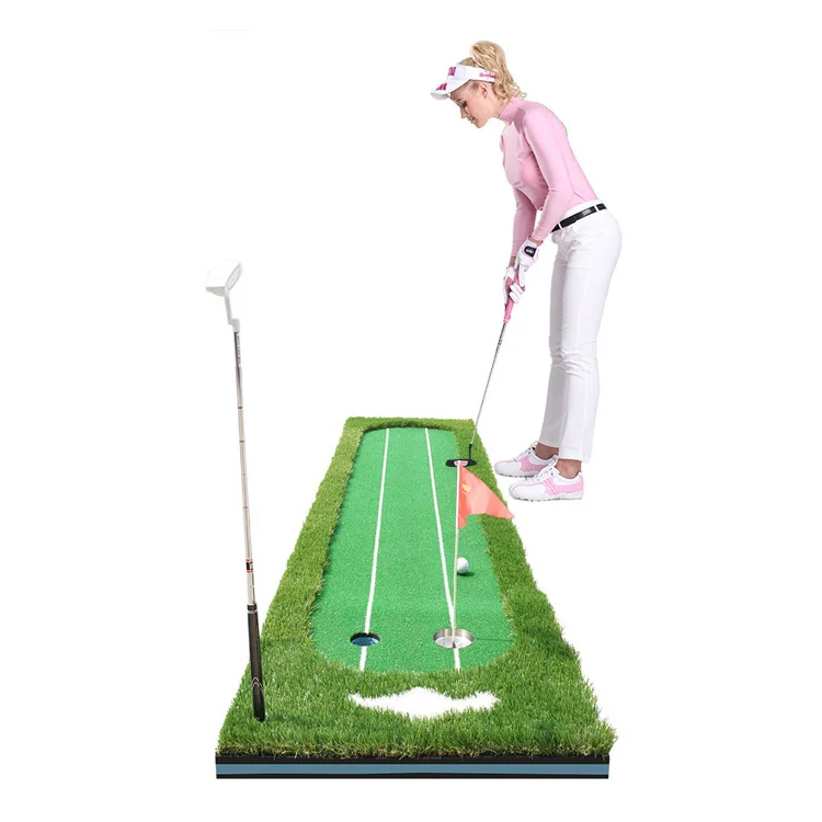 

Golf Mat Putting Green Portable Turf Outdoor Indoor Golf Training Aids Green Swing Trainer Set Putter Fairway Lawn