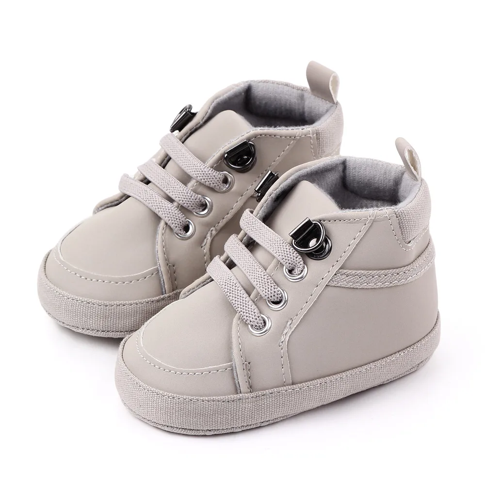 
Fashion PU leather baby shoes toddler autumn sneakers unisex shoes in bulk 