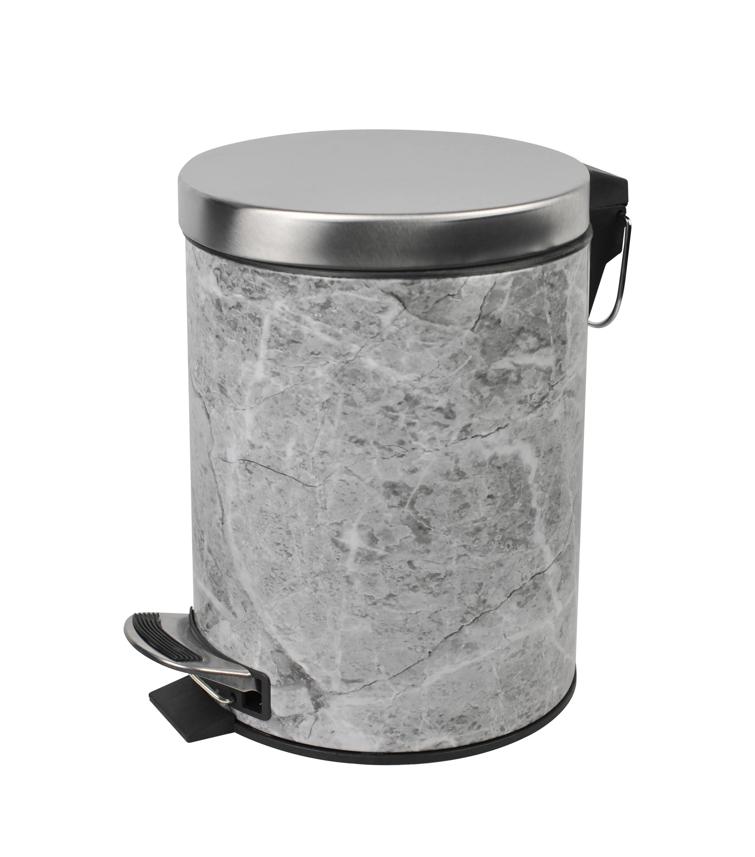 
Wholesale 5L Litre Stainless Steel Recycling Bin Pedal Waste Trash Rubbish Glass stainless steel pedal trash bin 