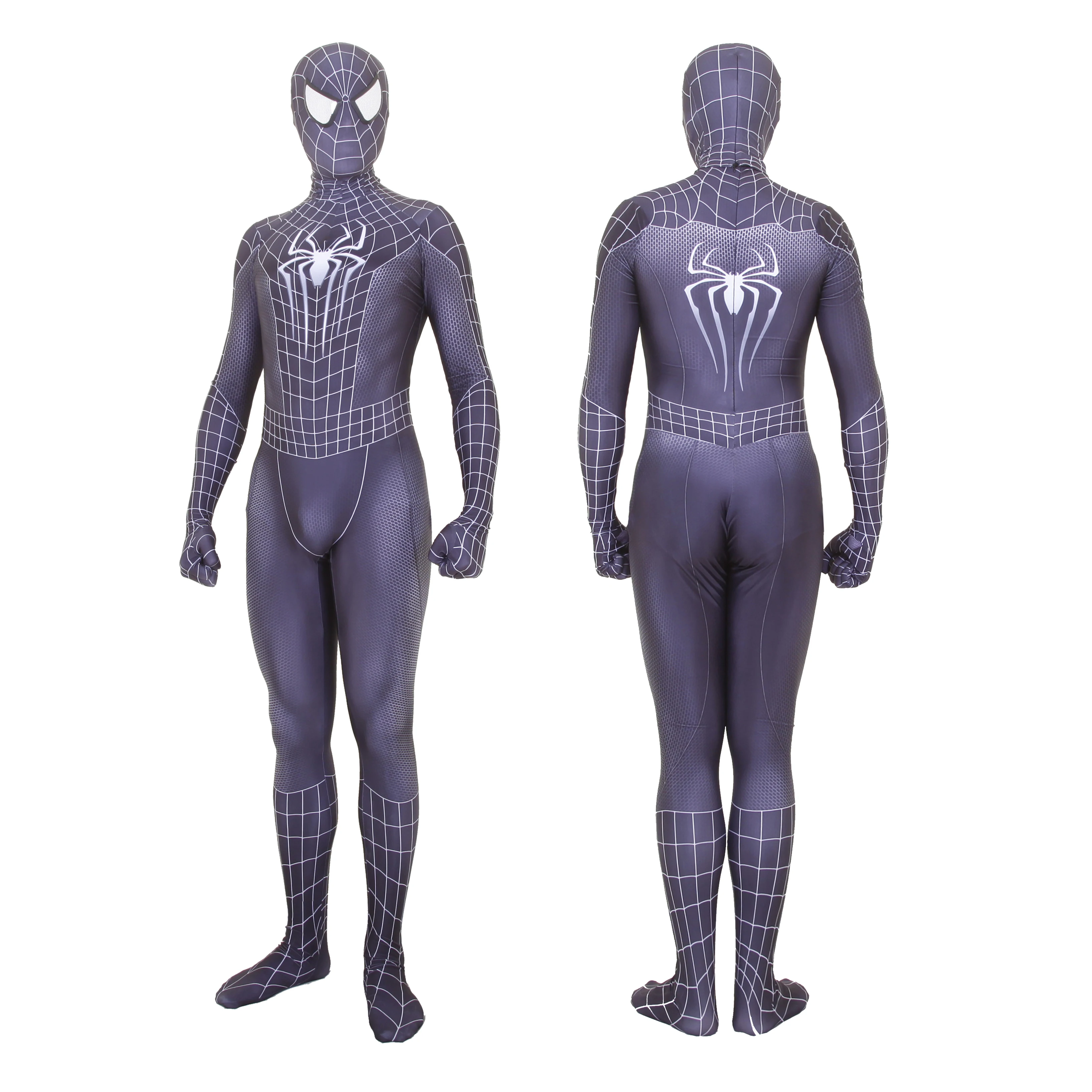 

halloween super hero zentai Unisex Lycra Spandex 2019 Sam Raimi venom spiderman men's Cosplay Costume Adult/Kids 3D Style
