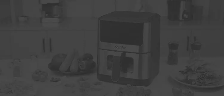 Sonifer SF1014 1450W 5L Air Fryer without Oil, LED Touchscreen