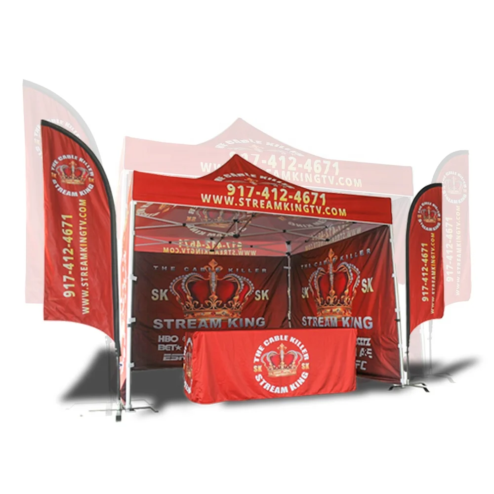 

Easy Pop up Markee tents gazebo pop up custom trade show canopies tent 3x3, Custmized