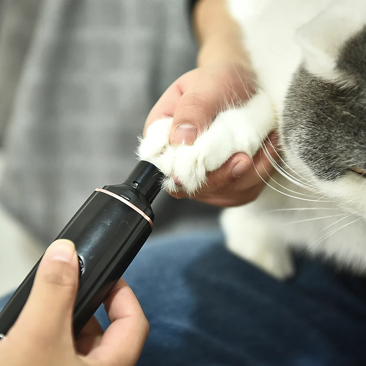
Professional Upgraded Scrap Rechargeable Electric Pet Dog Cat Nail Grinder 