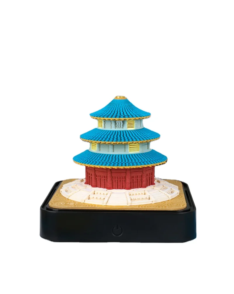 Promotional Gift Customize 2025 Calendar Paper Craft 3D Memo Pad Custom Sticky Note Notepad Stationery Items for School