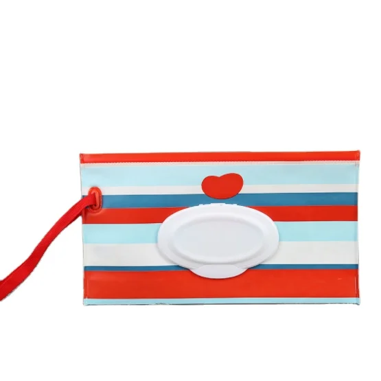 

Cartoon Print Baby Wet Wipes Bag Reusable Wet Wipes Cover Container For Wet Wipes Baby Skin Care Cartoon Print