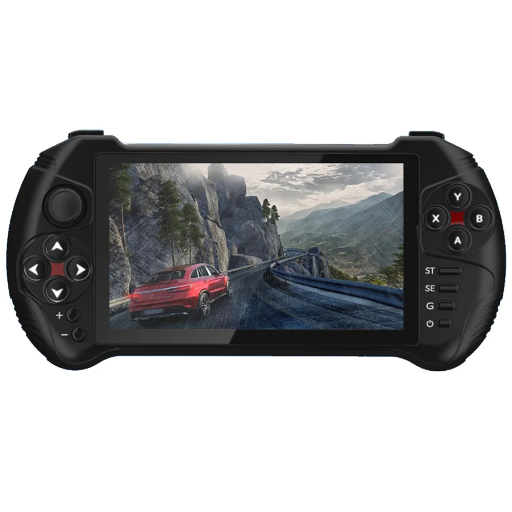 

X15 Video Game Console Handheld Game Player Retro Games 5.5 Inch Touch Screen Quad Core 2G RAM Support for PSP GBA, Black