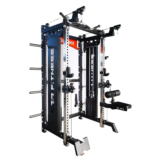 

Crossmax Gym Equipment Home Fitness Cable Machine Multi Functional Cable Power Rack, Optional