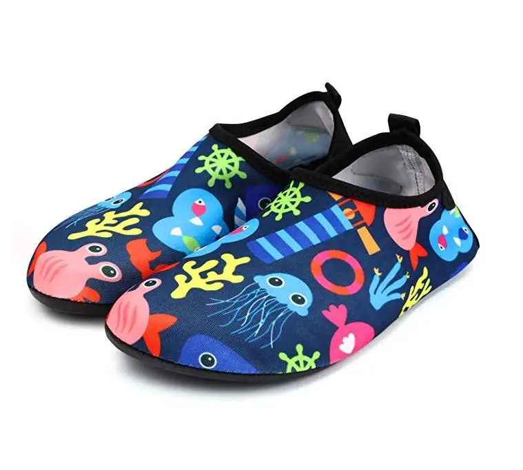 bridawn Kids Water Shoes Toddler Swim Shoes Quick Dry Non-Slip Barefoot Aqua Socks for Beach Pool 