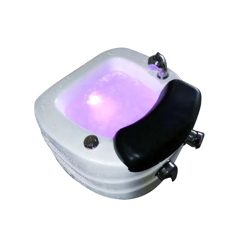

Factory portable Nail salon foot bath spa tub Massage pedicure bowl/ sink with pedicure basin on sale, White
